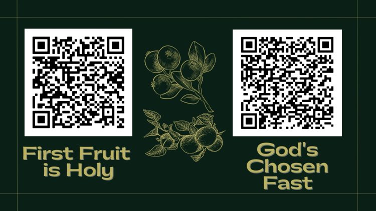 January 8th, 2023 – Sunday Notes: First Fruit Is Holy + Love Conquers All: God’s Chosen Fast