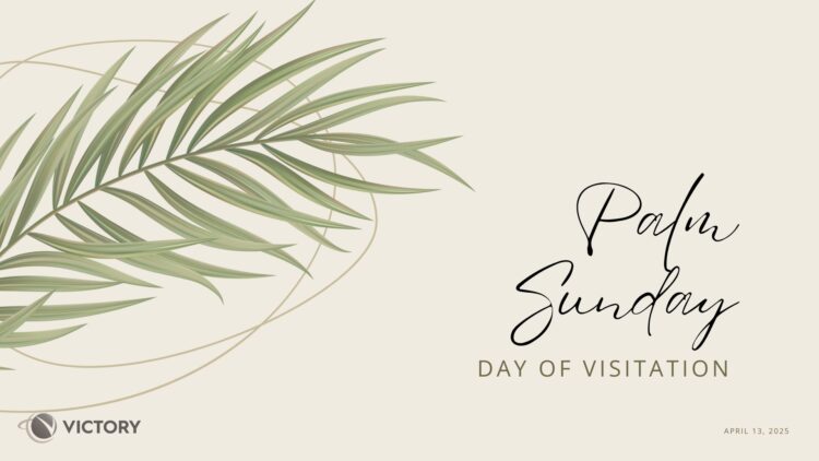 Sunday Notes: April  13th, 2025: Palm Sunday, Day of Visitation